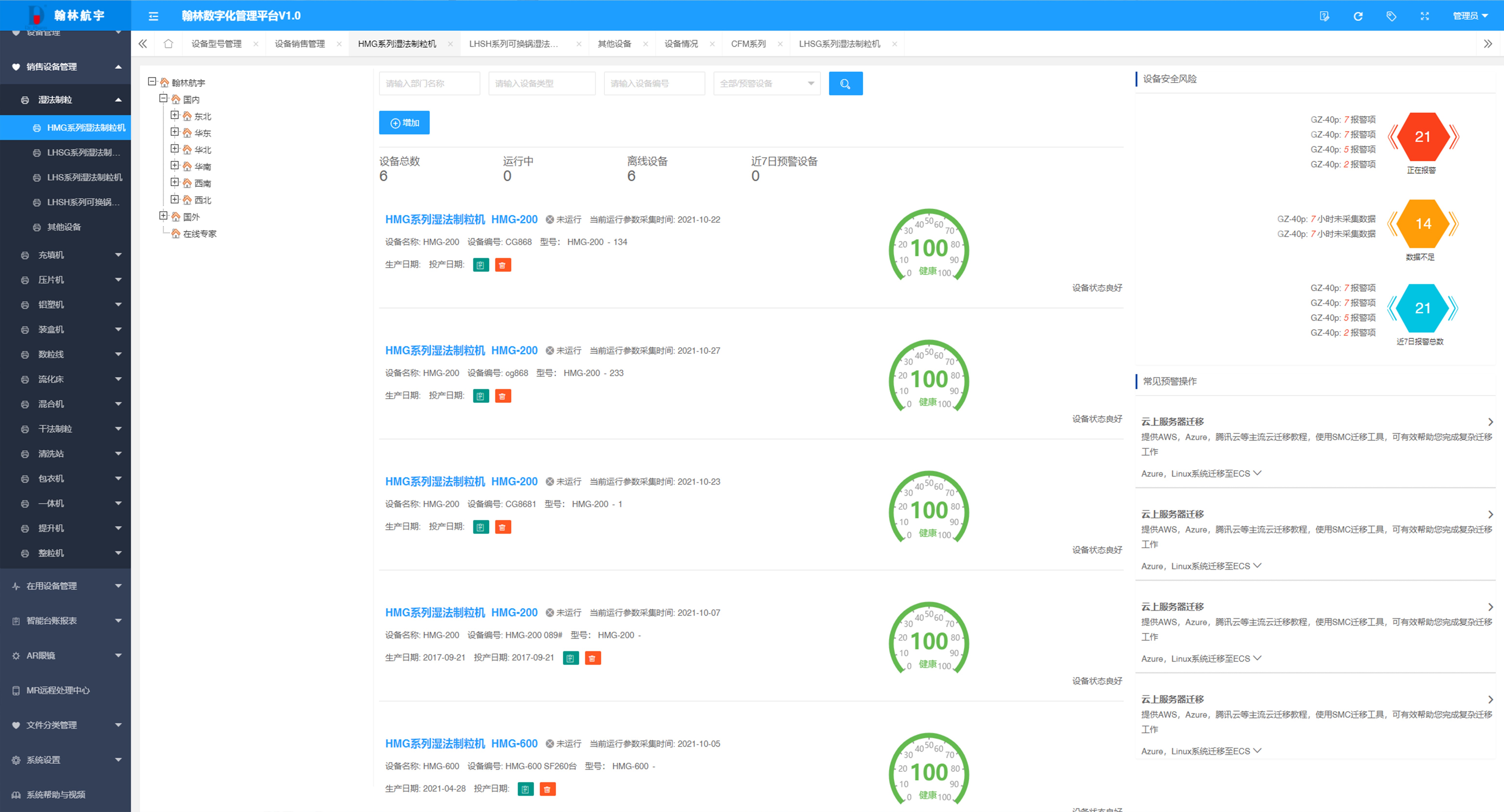 Data monitoring and early warning